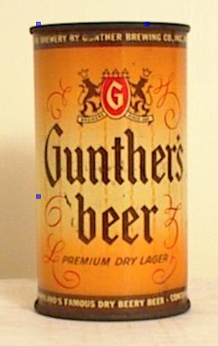 can of Gunther beer